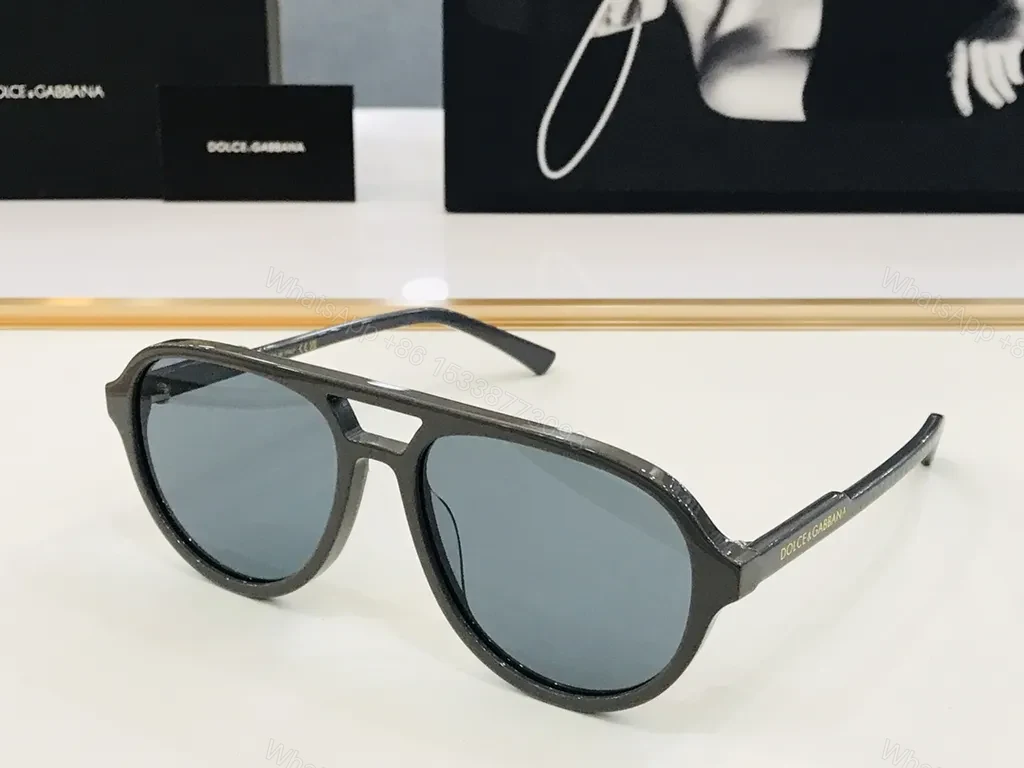 View 4 of Bold Black Frame Sunglasses â€“ Dolce & Gabbana Luxury Eyewear