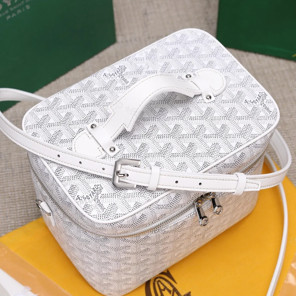 View 6 of 高仿Goyard*Muse系列MUSEVA6單價盒子包白色免檢版
