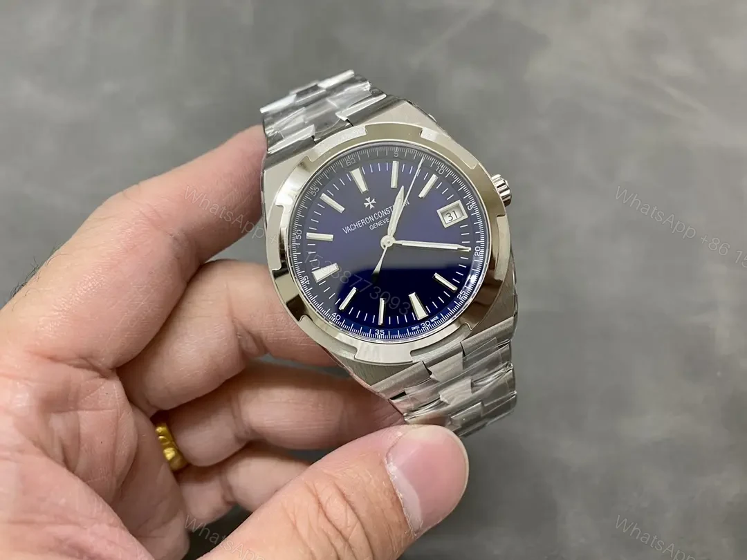 View 4 of Vacheron Constantin Overseas Date Stainless Steel Blue Dial 4500V/110A-B128