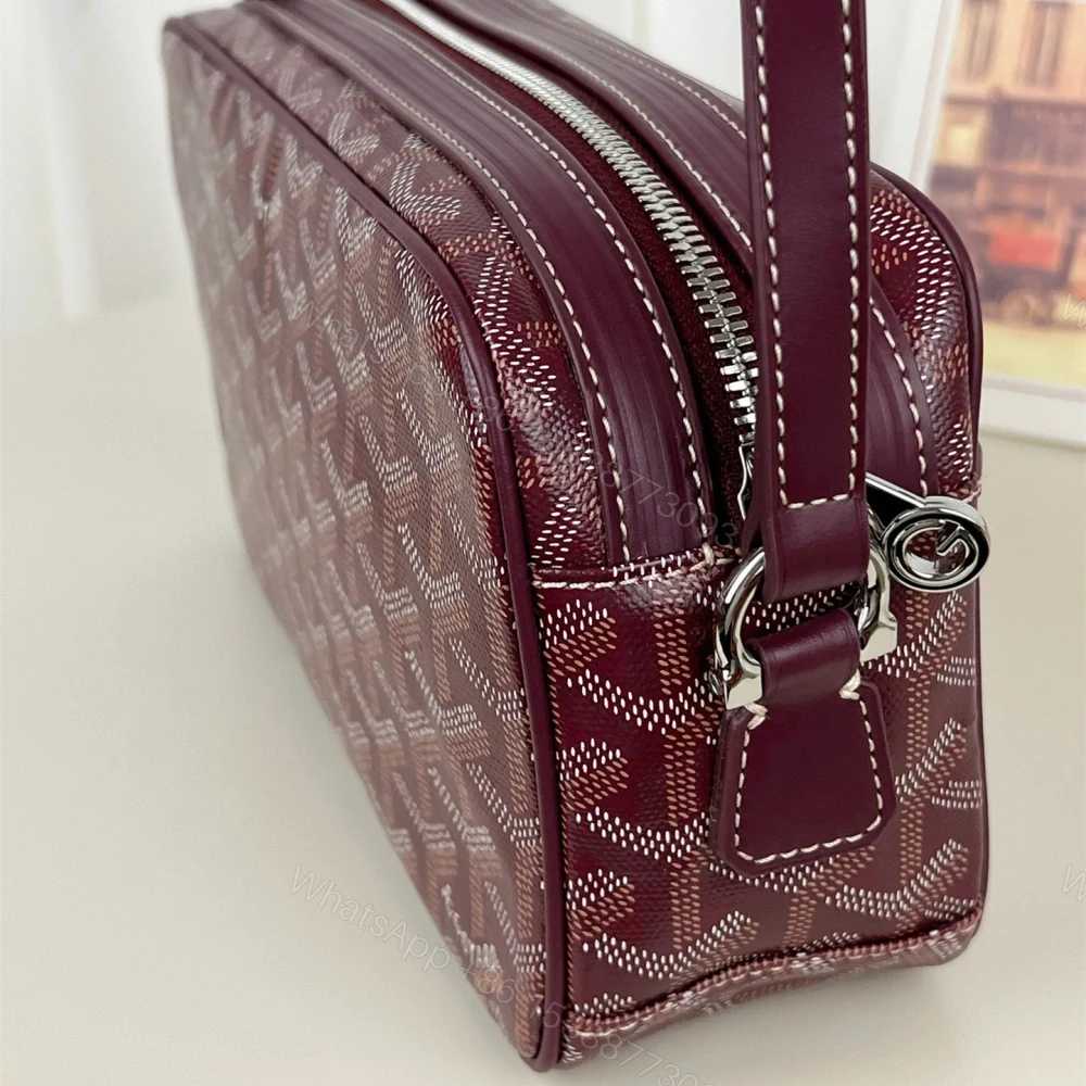 View 8 of 高仿Goyard*CAPVEP9相機郵差包朱紅小號免檢版