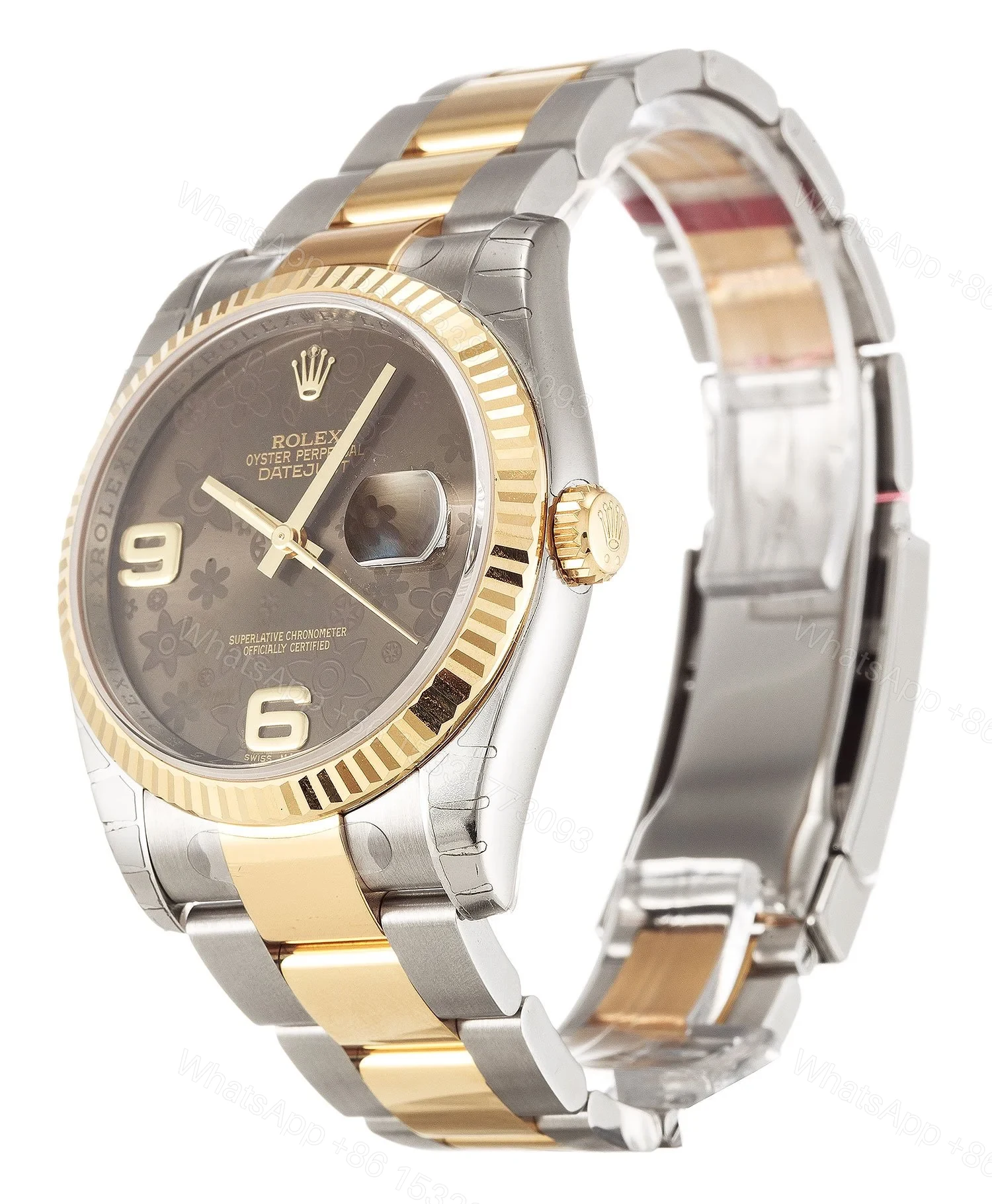 View 2 of Replica Rolex Datejust Floral Dial 116233 36 mm