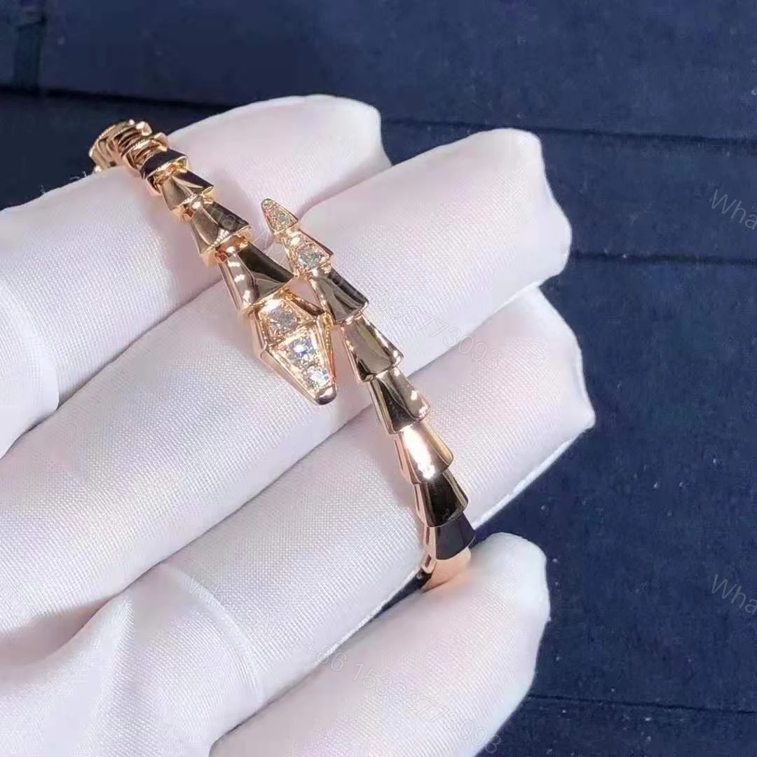 View 4 of Bvlgari Serpenti Viper 18kt rose gold bracelet