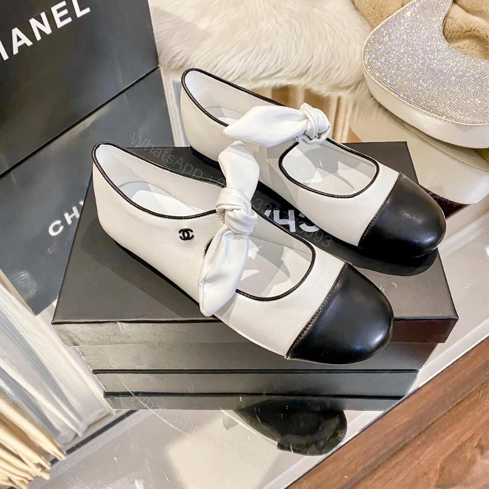 View 6 of CHANEL MARY JANES SHOES WHITE AND BLACK G46149 X01000 NABTK