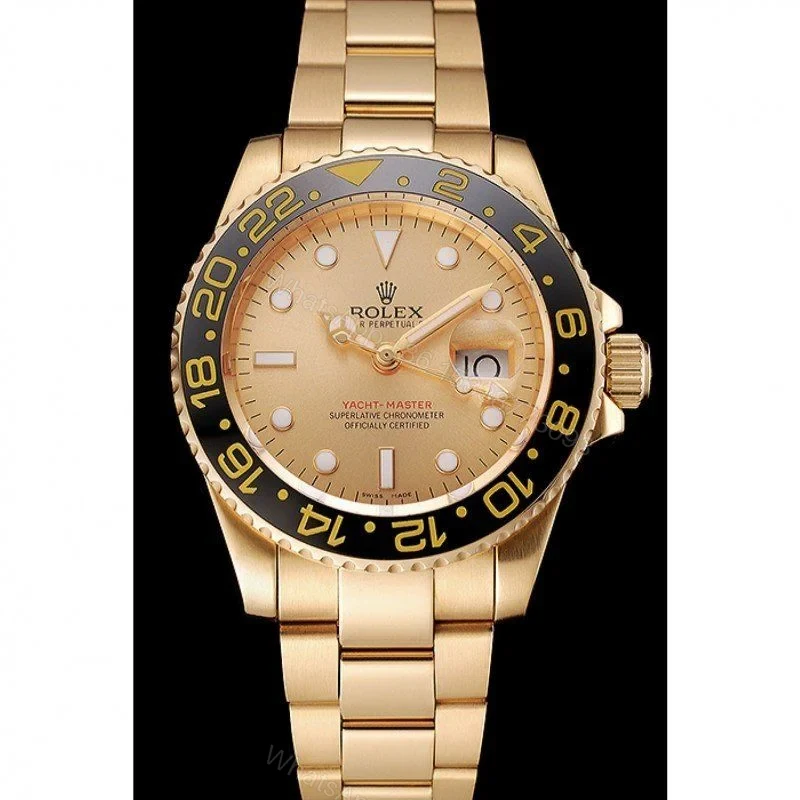 View 2 of Superclone Rolex GMT-Master II Gold Dial 1453749