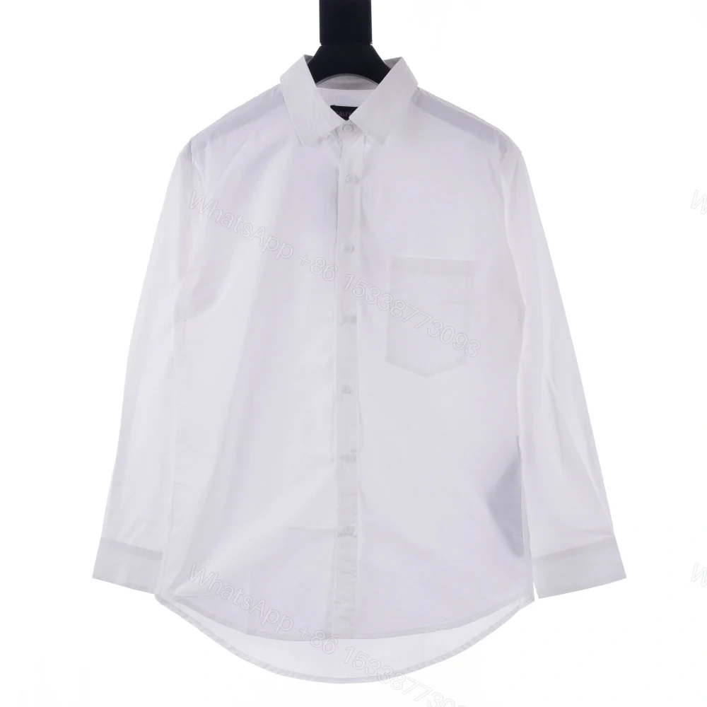 高仿Balenciaga*SS24系列790731背後可樂LOGO襯衫白色 — view 1