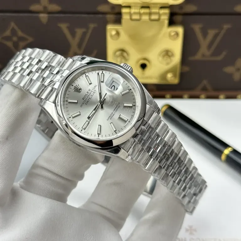 View 2 of Replica Rolex Datejust 36mm Silver Dial Jubilee