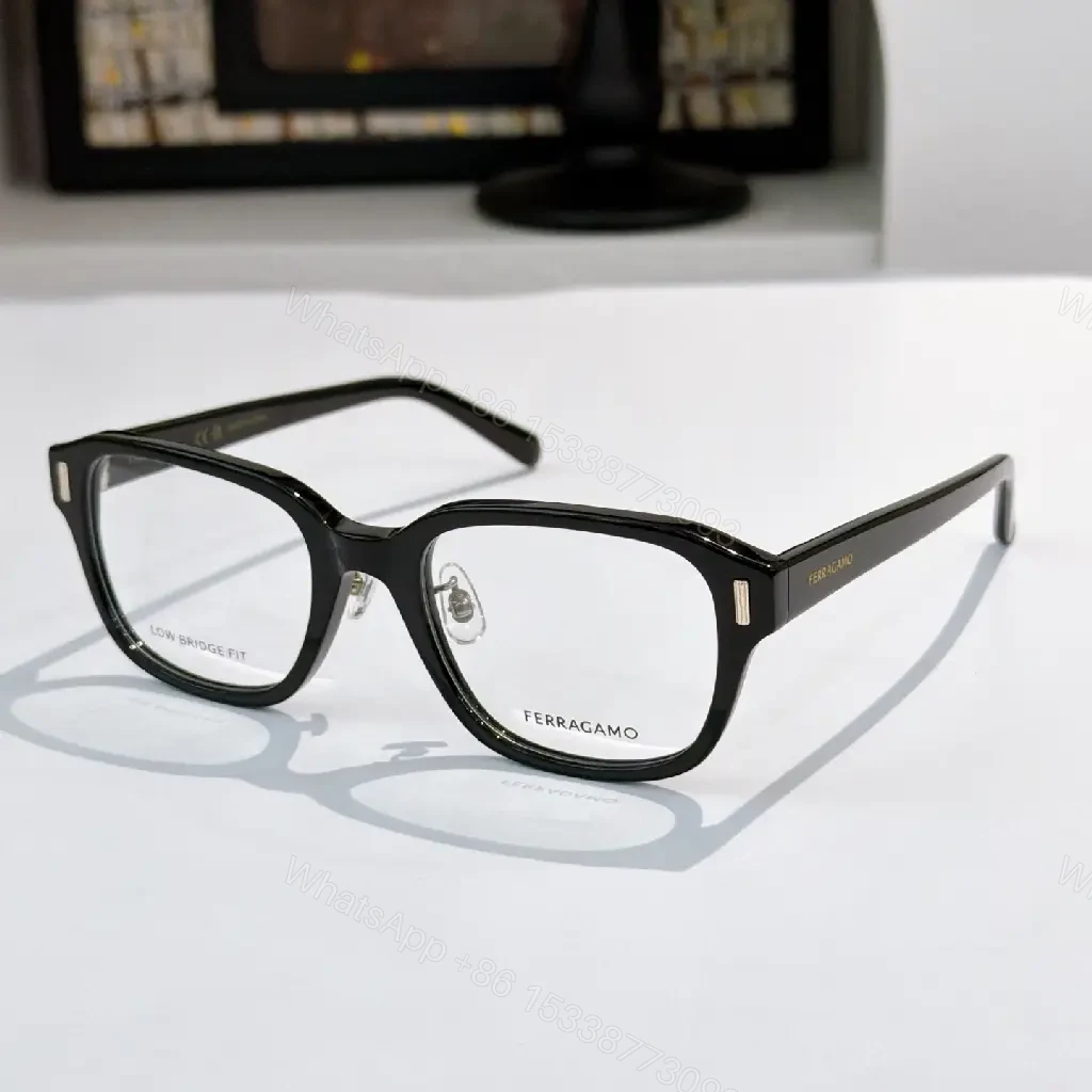 View 9 of Gray Translucent Acetate Rectangular Glasses – Ultra-Comfort, Premium Frame