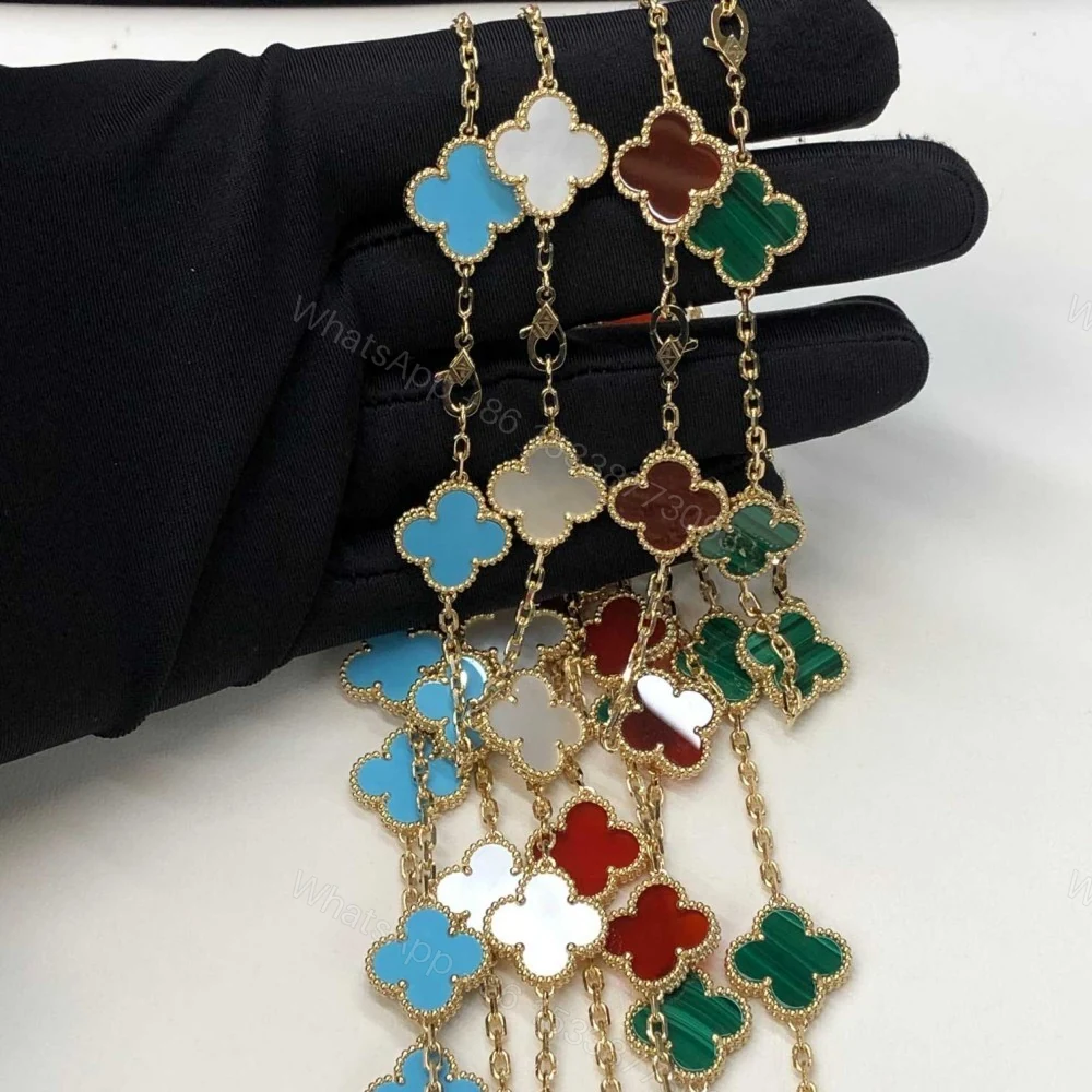 View 3 of Van Cleef & Arpels Vintage Alhambra Long Necklace 20 Motif