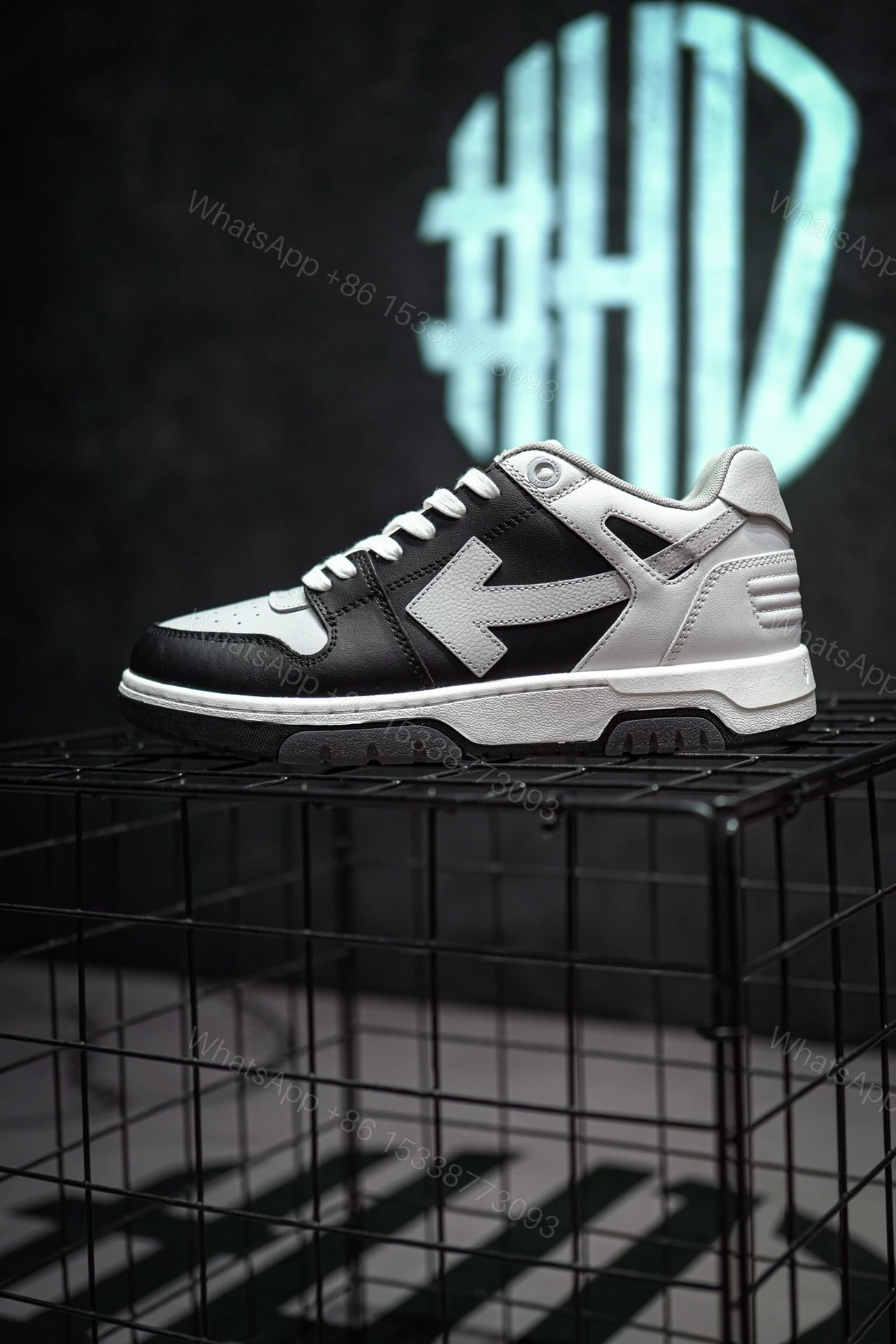 OFF-WHITE Out Of Office Black White Grey — view 1