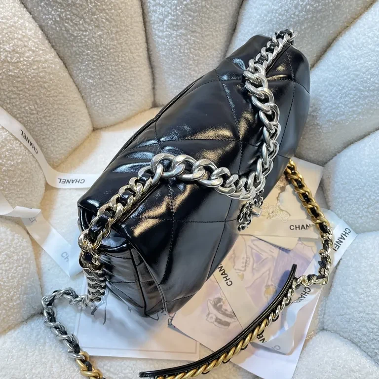 View 4 of Chic Quilted Flap Bag: Signature Chain, Leather, Day-to-Night