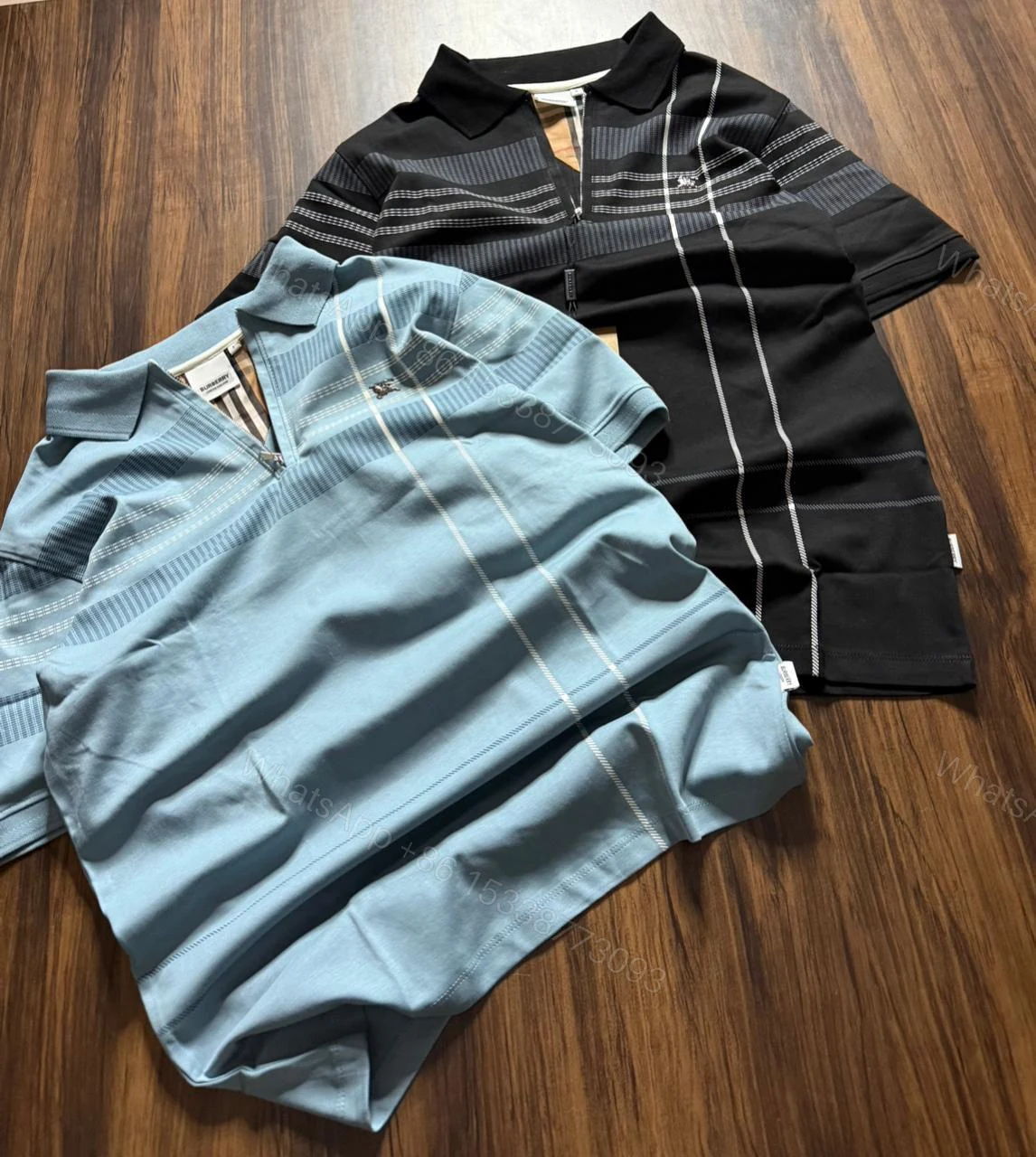 View 7 of FIRST COPY BURBERRY IMPORTED DESIGNER SUMMER COLLAR POLO T-SHIRT