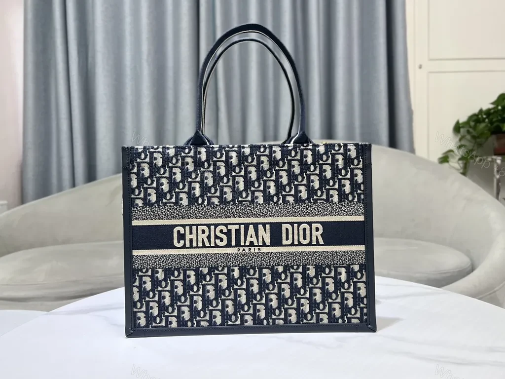 View 4 of Bold Monogram Tote: Dior-Inspired Luxe Tote Bag