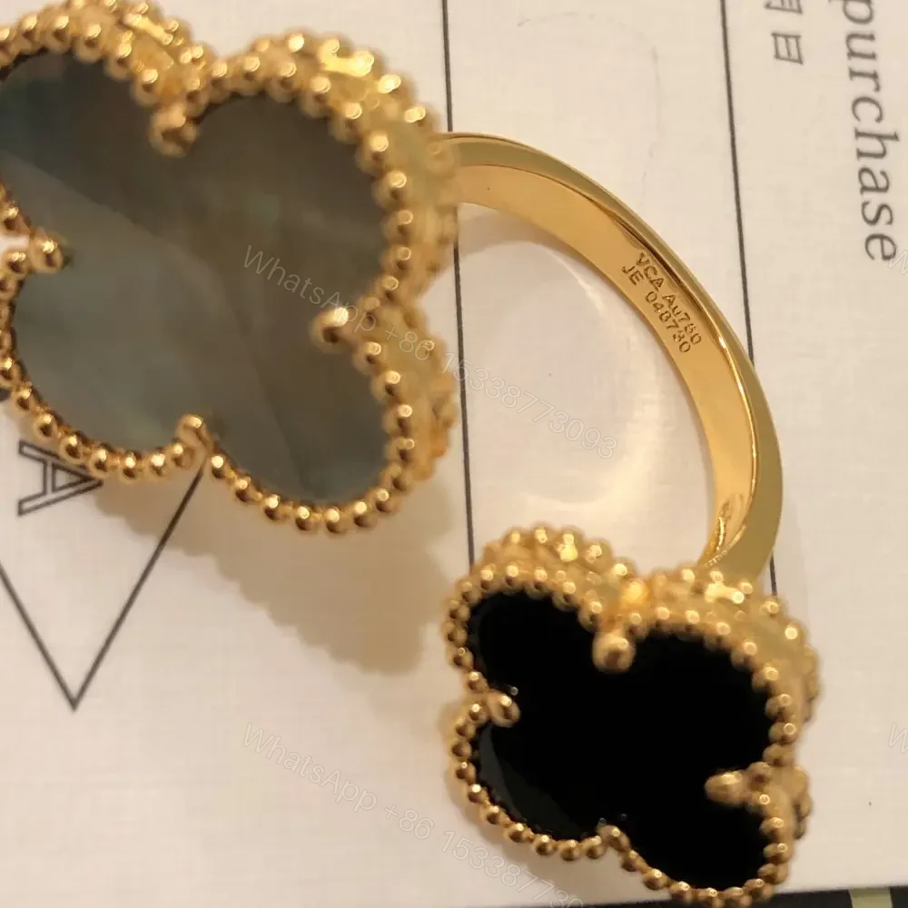 View 5 of 高仿首飾VanCleef&Arpels*RN05500貝母四葉草戒指