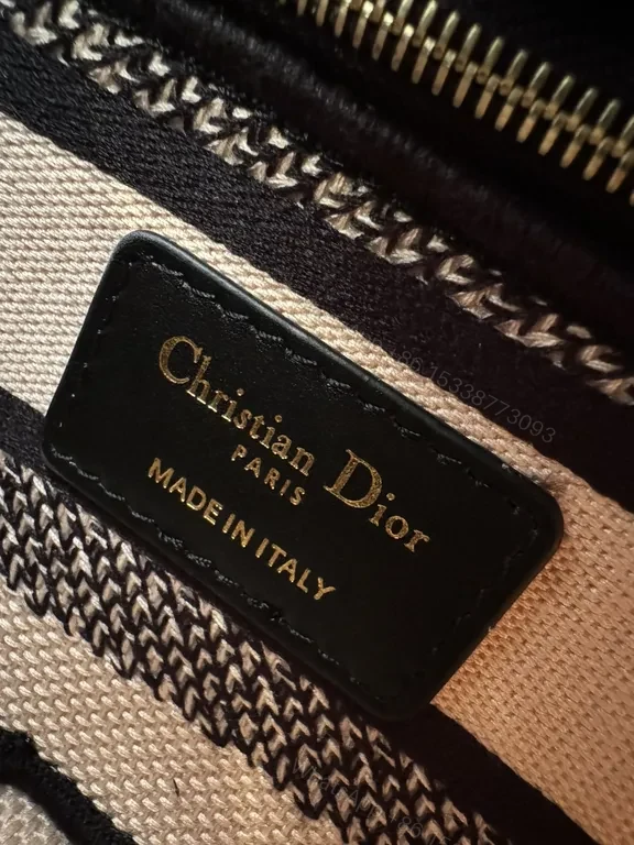 View 5 of Patterned Dior-script Mini Bag: Luxe, Compact, Day-Night Ready