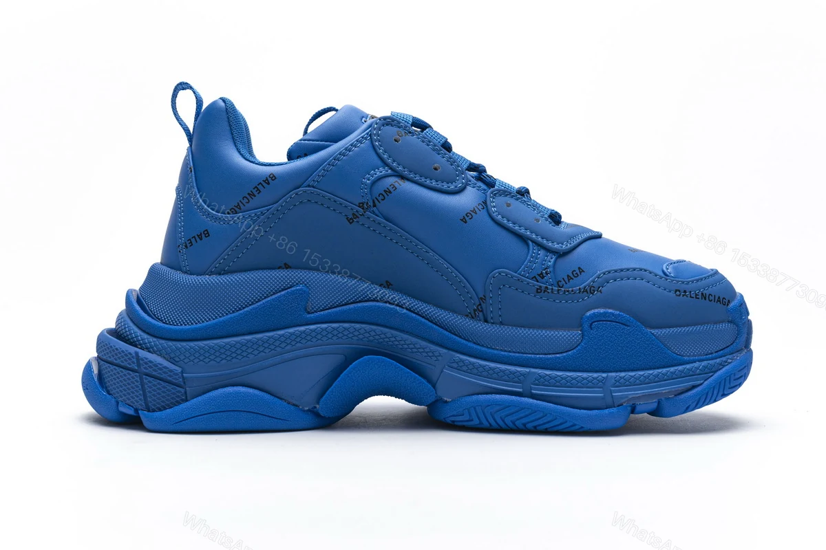 View 2 of Balenciaga Triple S Letter Blue 536737 W06E2 0848