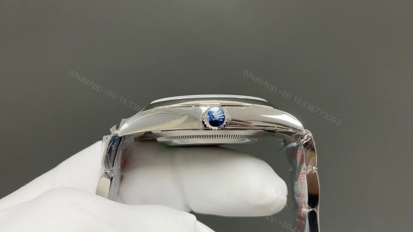 View 4 of Rolex Oyster Perpetual 41 124300 Red Dial Watch 124300-0007