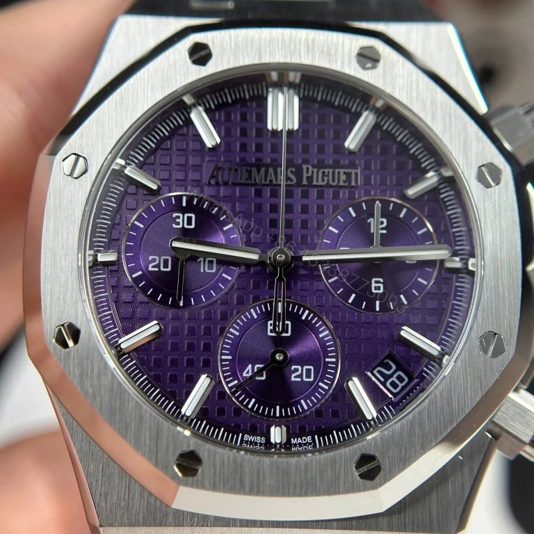 View 6 of Audemars Piguet Royal Oak 26240ST Super Clone Purple Dial
