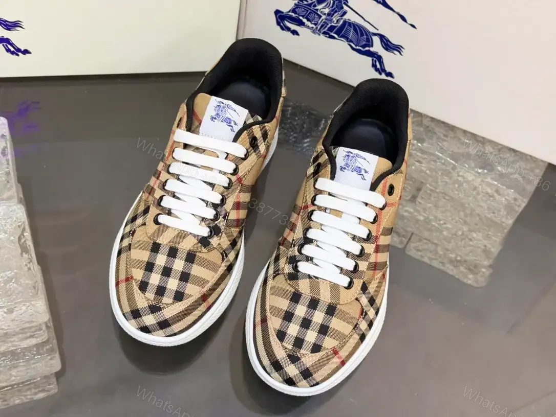 View 2 of BURBERRY TERRACE CHECK SNEAKERS – BBR105