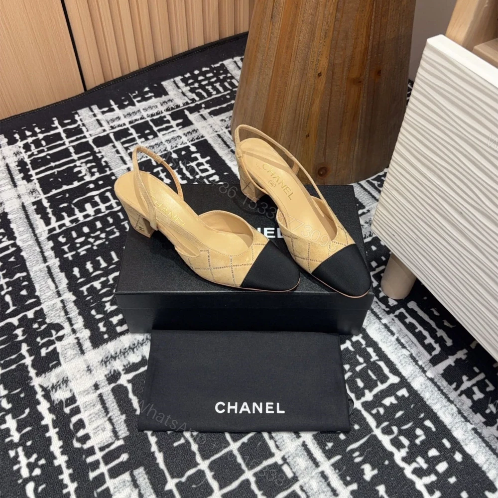 View 3 of 高仿Chanel*25C系列G31320小羊皮休閒單鞋黃色6.5CM免檢版