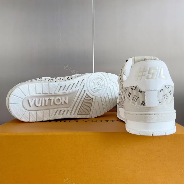 View 8 of Louis Vuitton Monogram High-Top Sneakers: Luxe Comfort