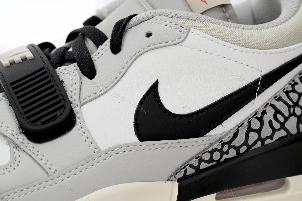 View 6 of Jordan Legacy 312 Low Tech Grey Fire Red Black CD7069-101