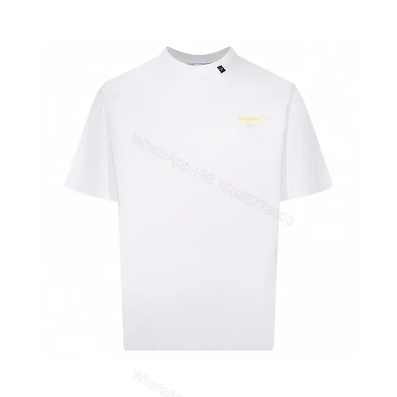View 7 of Bold White/Yellow Graphic Tee: Modern Cropped-Cut Streetwear