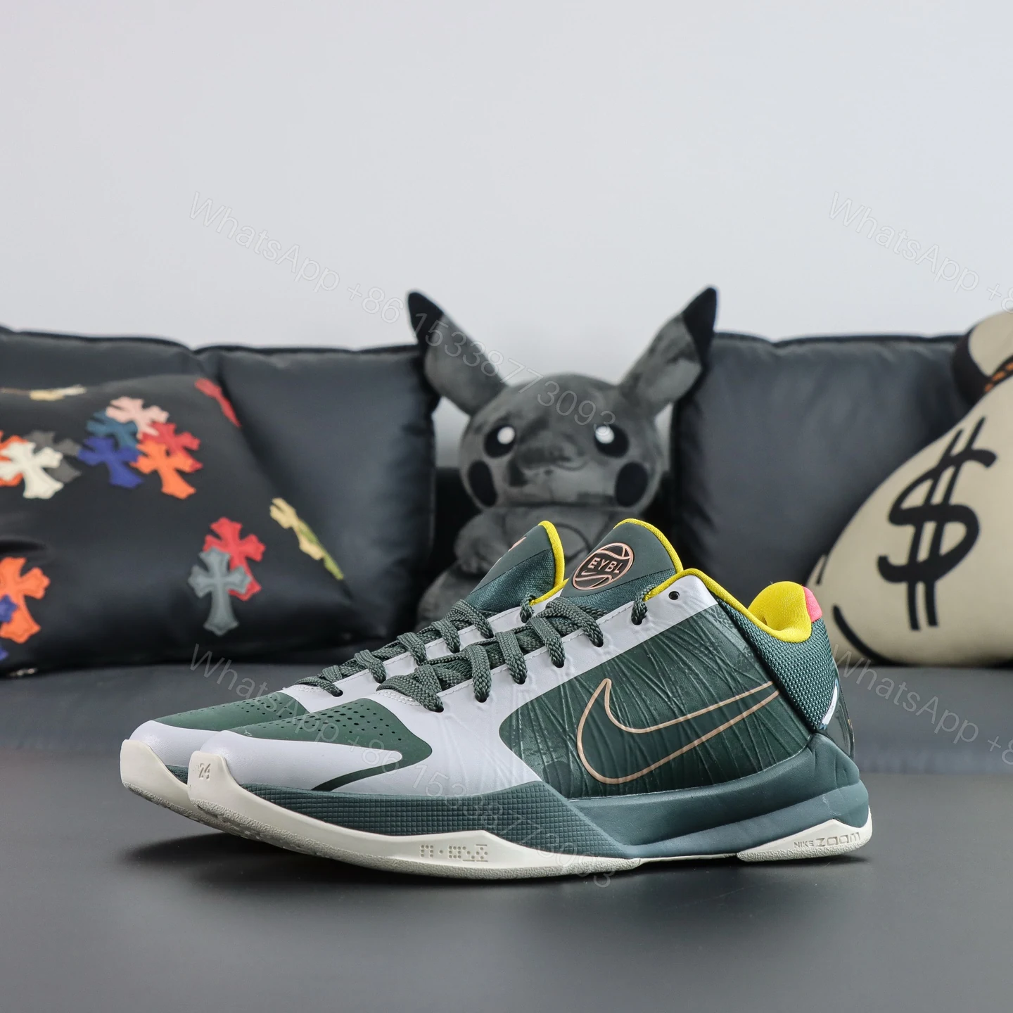 View 8 of Kobe 5 Protro “EYBL Forest Green” Reps