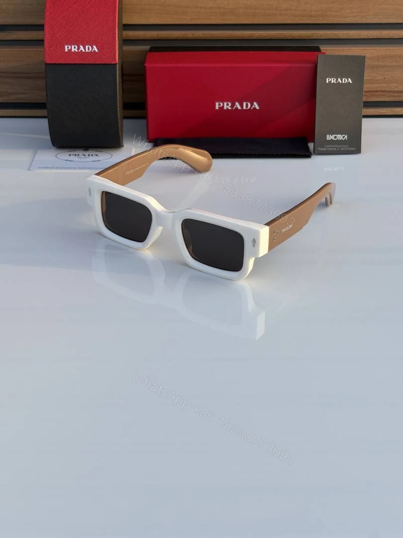 First Copy Prada 2719 White Black Sunglasses — view 1