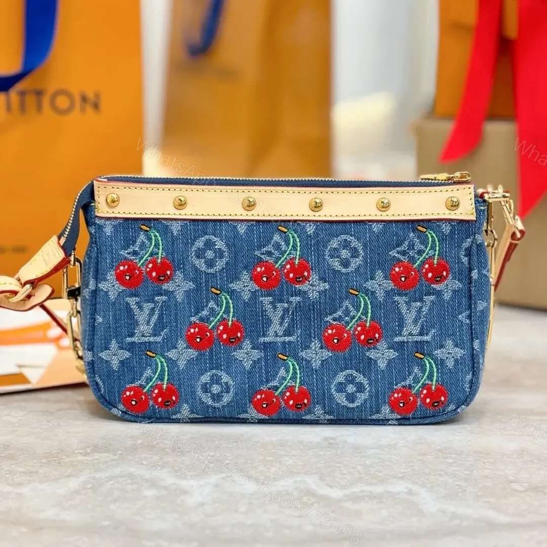 Louis Vuitton x Takashi Murakami Cherry Pochette Accessoires Bag — view 1