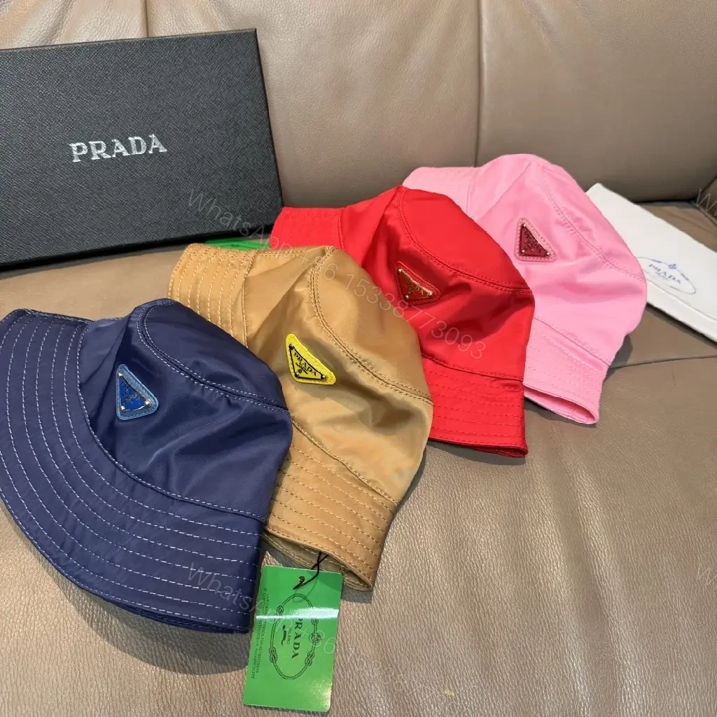 View 3 of Khaki Cotton-Twill Bucket Hat: Lightweight, Luxe Block-Logo Patch