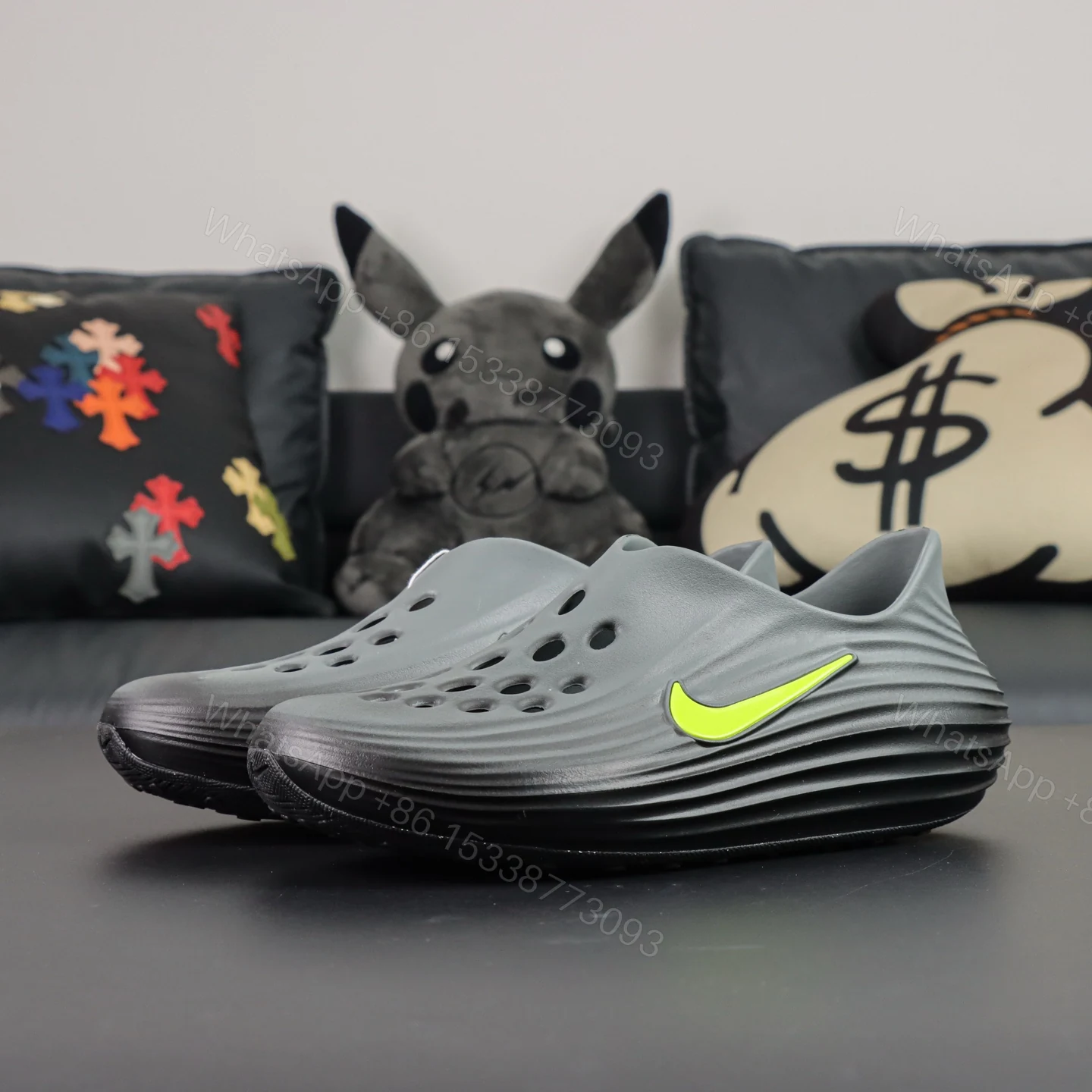 View 8 of Nike ReactX Rejuven8 Black Green