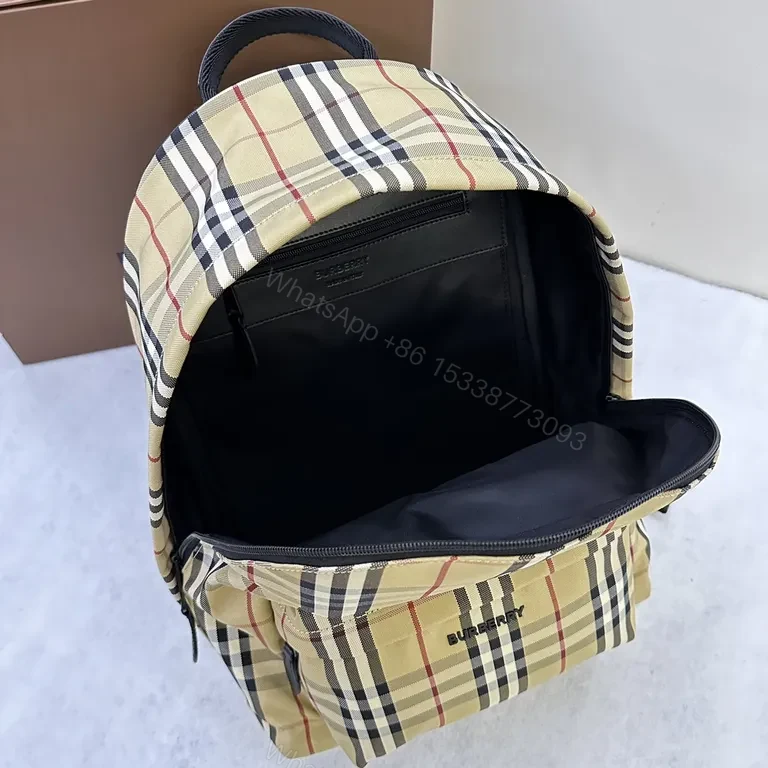 View 4 of Classic Plaid Backpack: Luxury Everyday Performance Bag