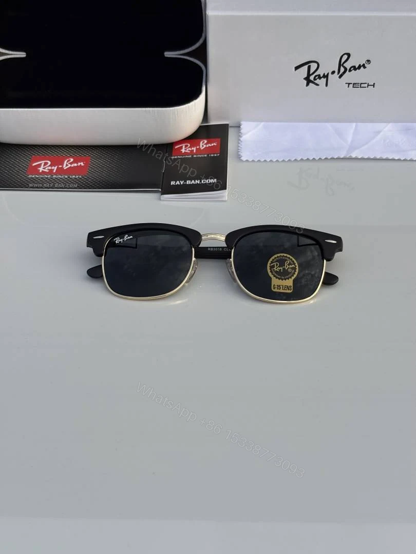 View 3 of First Copy Rayban 3016 Golden Black Glass Quality