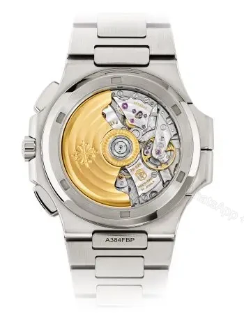 View 2 of Replica Patek Philippe Nautilus Travel Time Steel Chronograph 5990/1A-001