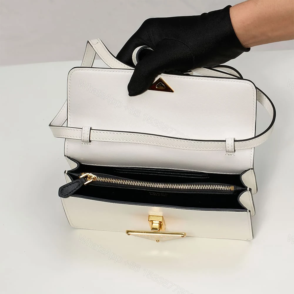 View 8 of Prada Mini Saffiano leather bag(HIGH-END GRADE)