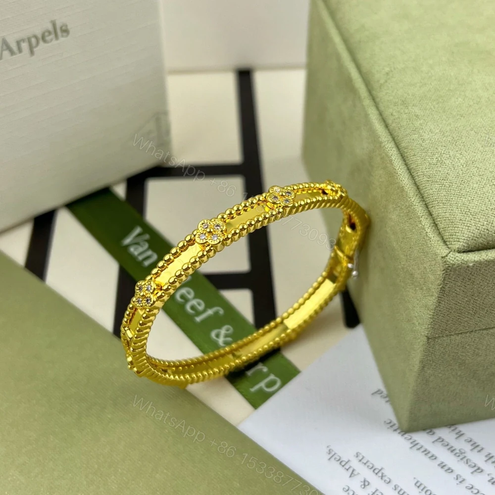 高仿首飾VanCleef&Arpels*RP6X500萬花筒手鐲窄版黃金款 — view 1