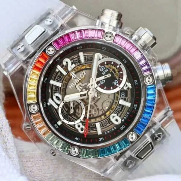 View 6 of Hublot Rainbow Black Replica