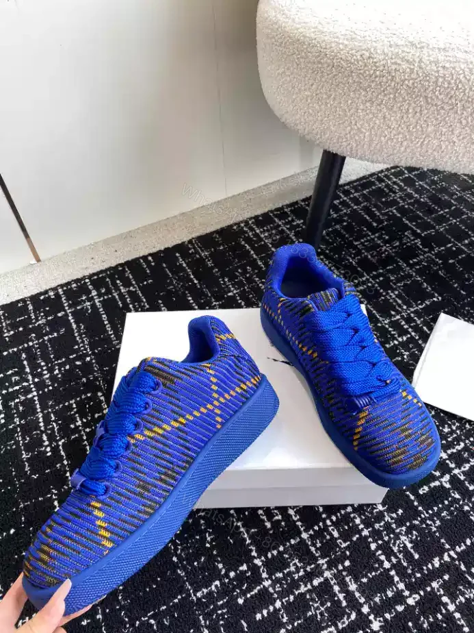 View 6 of BURBERRY CHECKED KNITTED SNEAKERS – BBR100