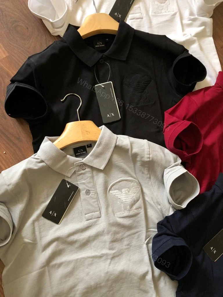View 4 of FIRST COPY ARMANI IMPORTED COTTON POLO SUMMER T-SHIRT