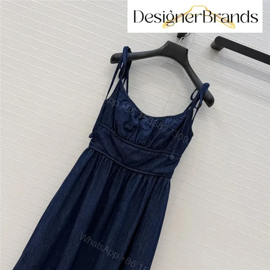View 2 of Zimmermann Mahon Broderie Anglaise Denim Midi Dress