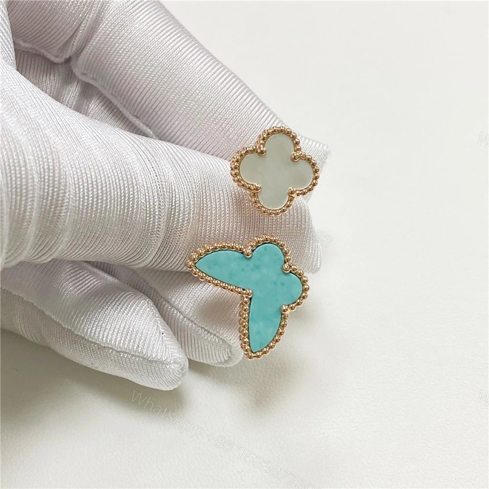 View 4 of Van Cleef Lucky Alhambra Ring Rose Gold