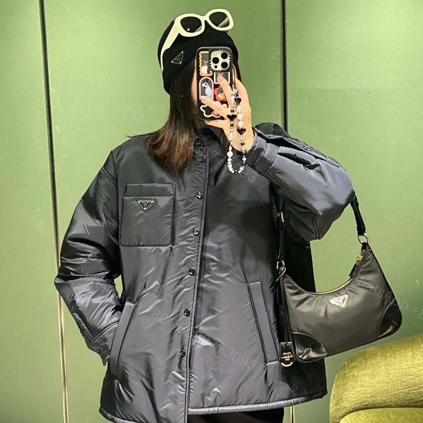 View 13 of 高仿Prada*Re-Edition系列1BC214腋下包免檢版