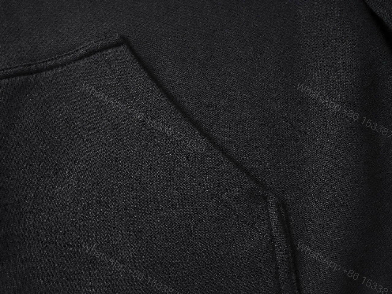 View 2 of Black Cotton Oversized Hoodie - Red Graphic, Luxe Streetwear Design