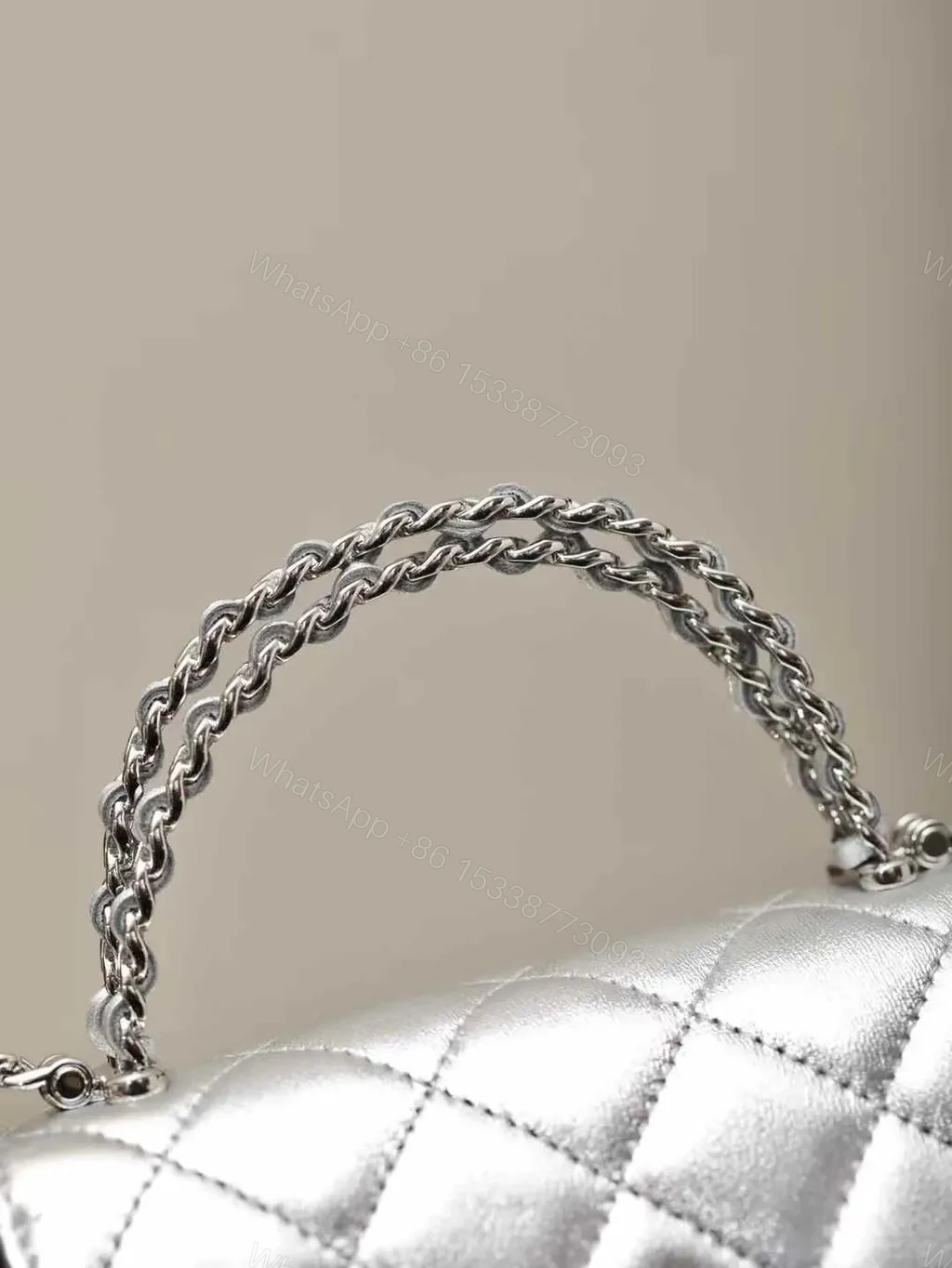 View 3 of Chanel Mini Genuine Leather