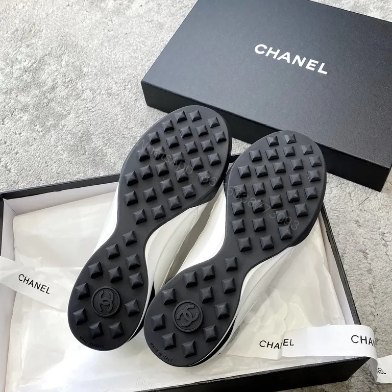 View 6 of Chanel Quilted High-Top Sneakers â€“ Luxe Comfort Urban Style