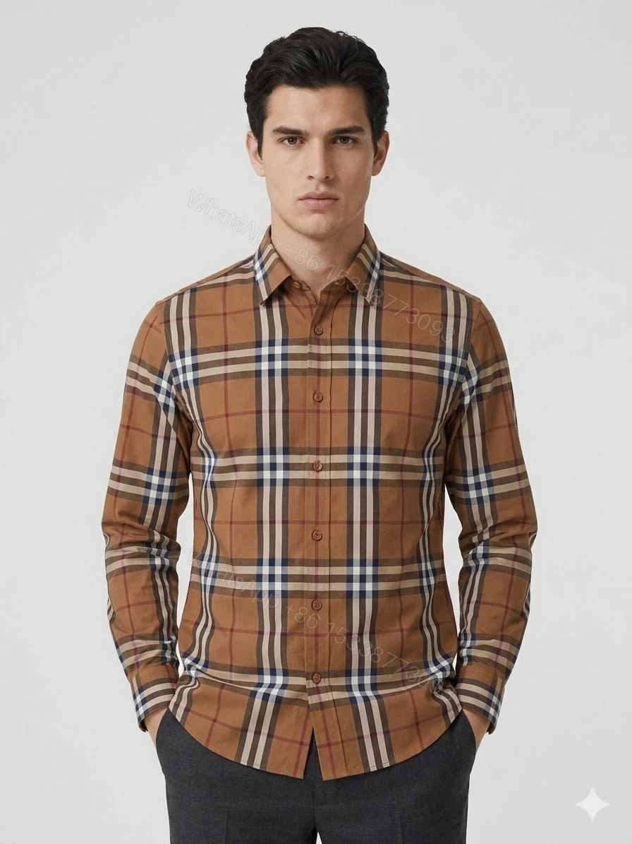 View 12 of Burberry Original Oxford Premium Shirt First Copy | AAA+ Replica