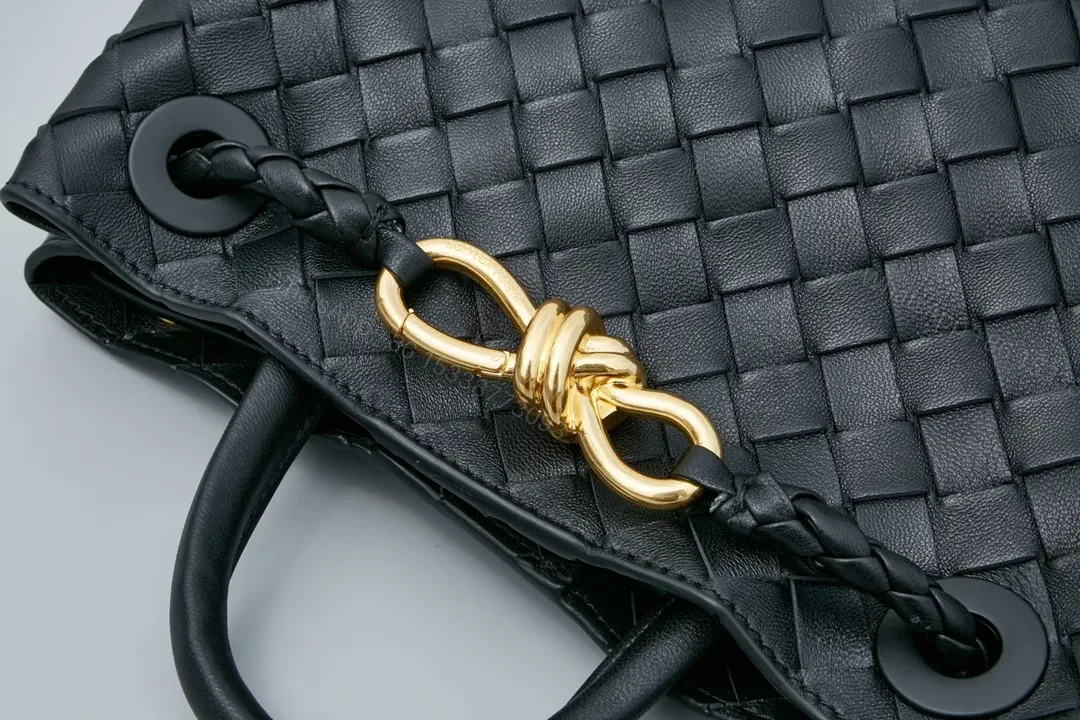 View 2 of Woven Leather Tote: Chic Classic, Everyday Luxury Bag