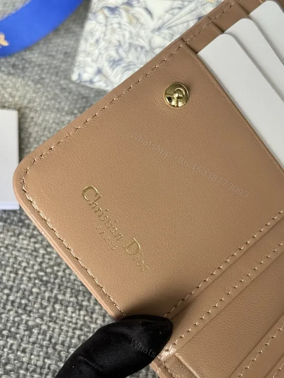 View 9 of blush pink Dior Oblique Cardholder: Compact Luxury Wallet