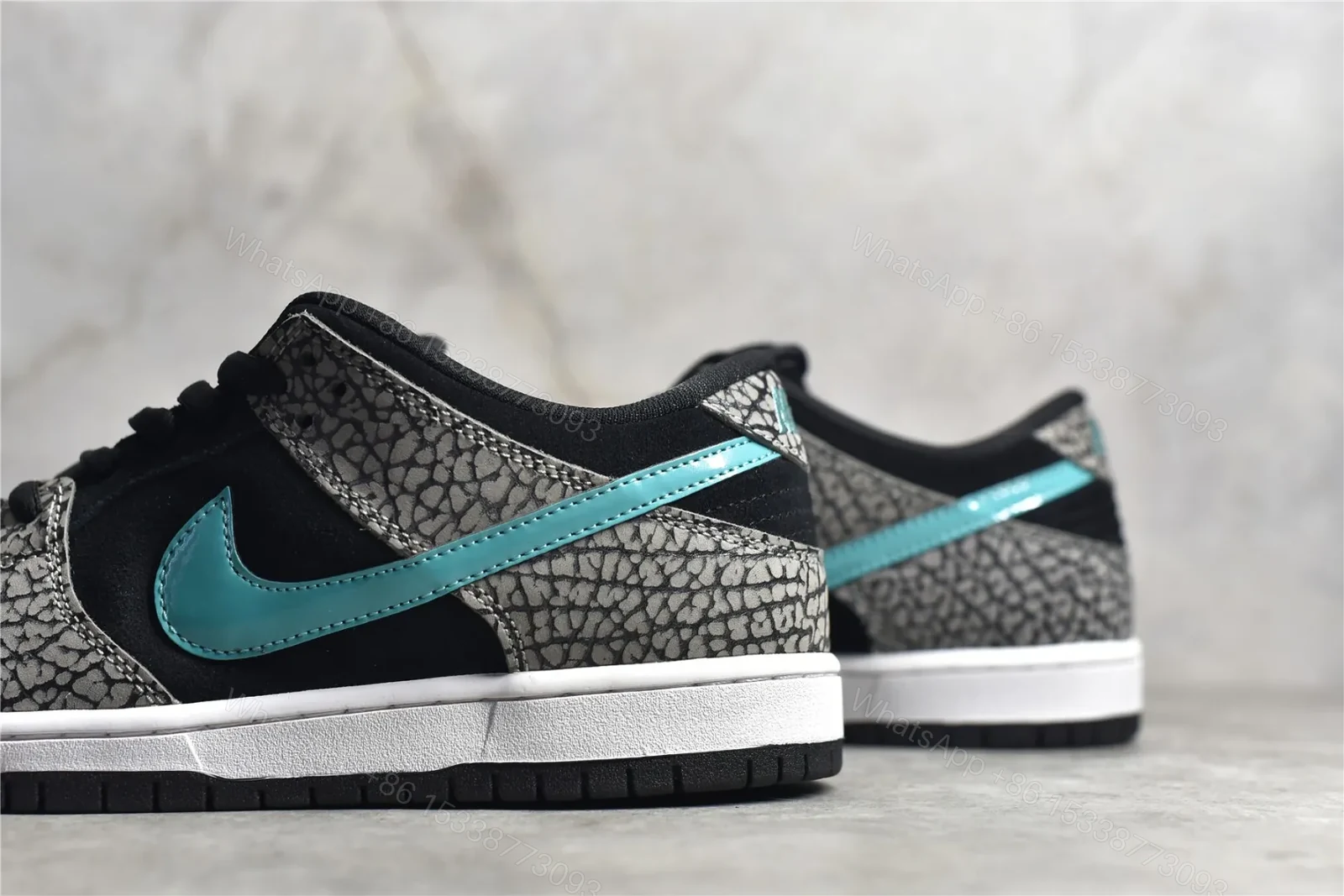 View 4 of UA Nike Dunk SB Low Atmos Elephant replicas
