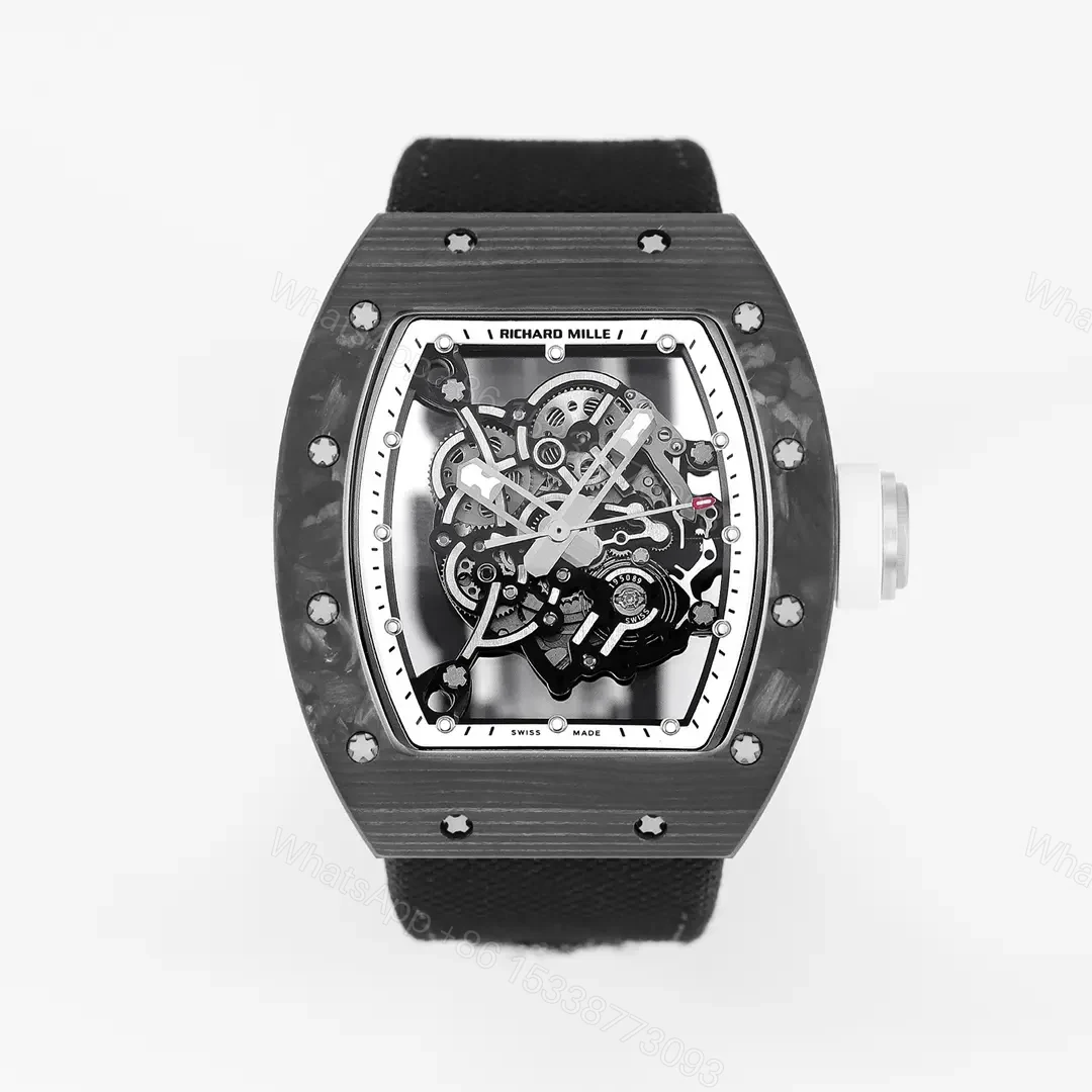 APS Factory KU+ Carbon Fiber Black Skeleton Watch — view 1